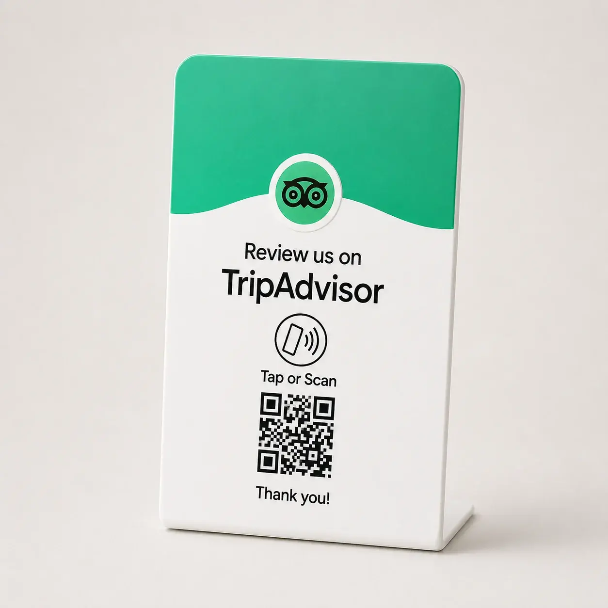 TripAdvisor Review Stand
